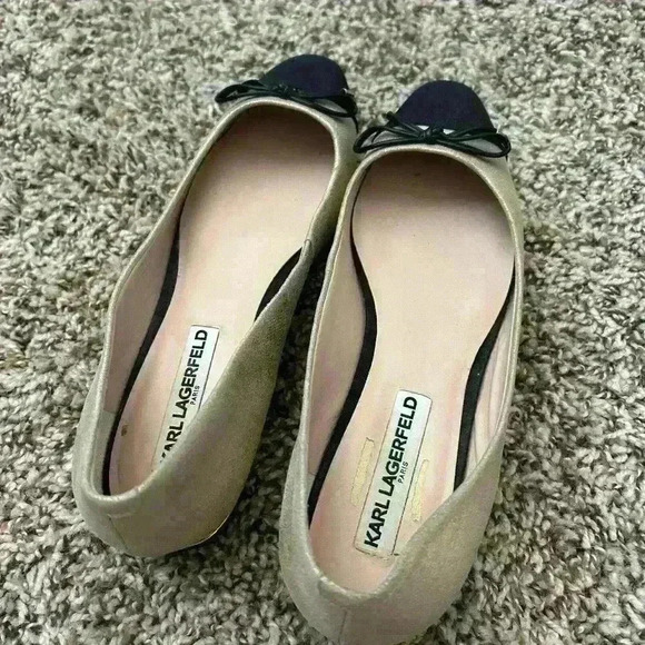 Karl lagerfeld ballet flats shoes STUNNING - Picture 10 of 11